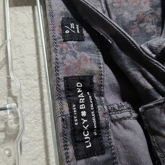 Lucky Brand Jeans Womens Size 0 Floral Lolita Skinny Ankle - Picture 3 of 15